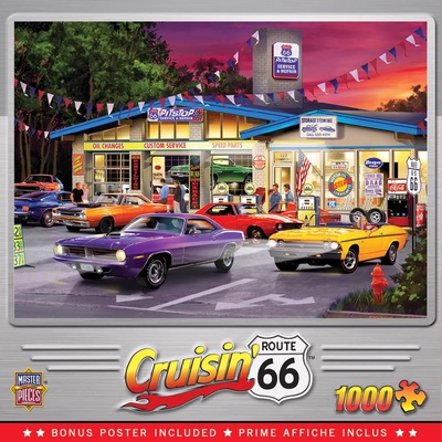 Masterpieces - Puzzle Route 66 Pittstop - 1 000 piese