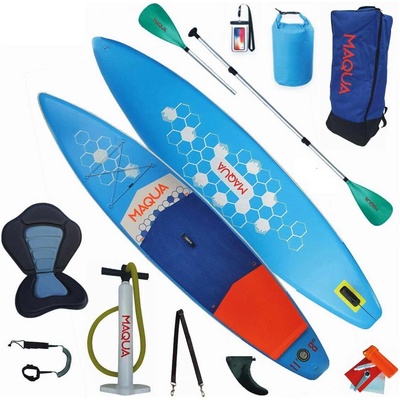 Maqua К-т надуваема sup дъска voyager kayak kit 11’8