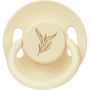 Wee Baby Каучукова залъгалка Wee Baby - Baby Pure, 18 + м, бежова (700) - ozone