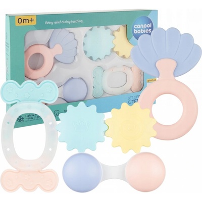 Canpol babies Sada chrastítek a kousátek v dárkové krabičce – Zboží Mobilmania