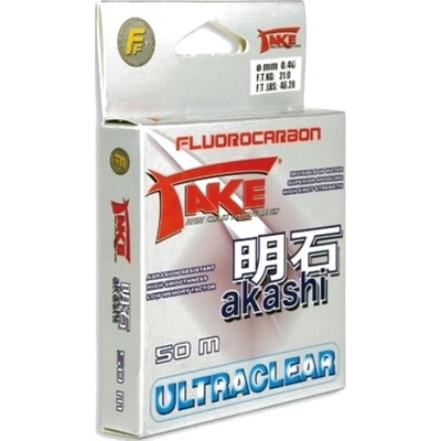 LINEAEFFE Take Akashi Ultraclear fluorocarbon 50m 0,50mm 29kg