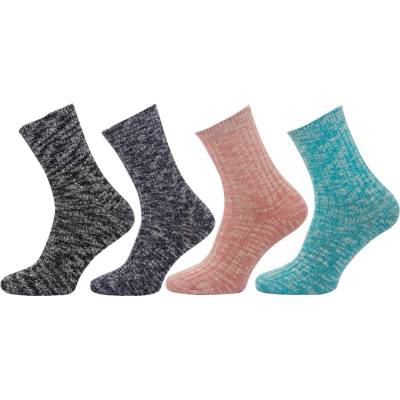 Novia dámské ponožky WINTER edition žíhané tyrkysová