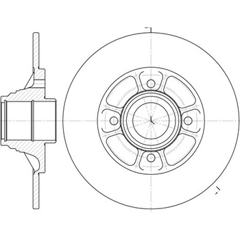 Brzdový kotúč REMSA 6075.00