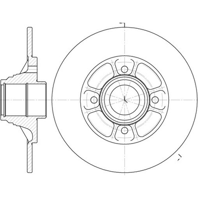 Brzdový kotúč REMSA 6075.00