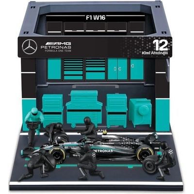 Bburago Mercedes-AMG Petronas W16 202512 Antonelli Pit Pass Set 1:43