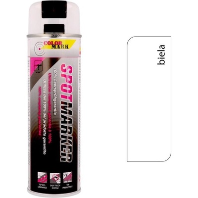 Dupli-color Color-Mark Spotmarker dočasný značkovací sprej 500 ml biela neneónová