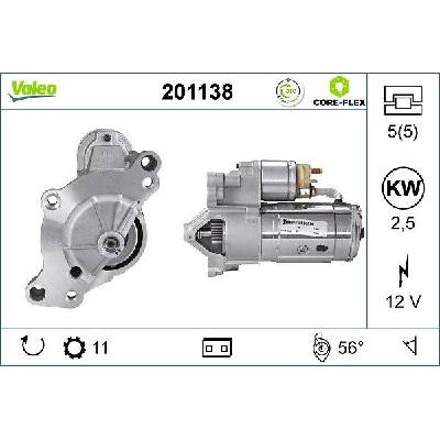 Startér VALEO 201138