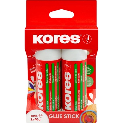 KORESLepiaca tyčinka, v tube pastelovej farby, 2x40 g