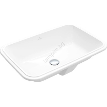 Villeroy & Boch 5A776001 - Вграден умивалник ARCHITECTURA 57x37 керамичен/бял (VB0080)