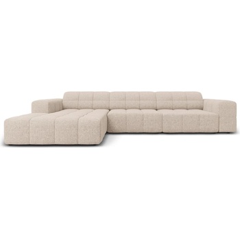 Cosmopolitan Design Бежов ъглов диван (ляв ъгъл) Chicago - Cosmopolitan Design (COS_LC_140_F1_CHICAGO2)