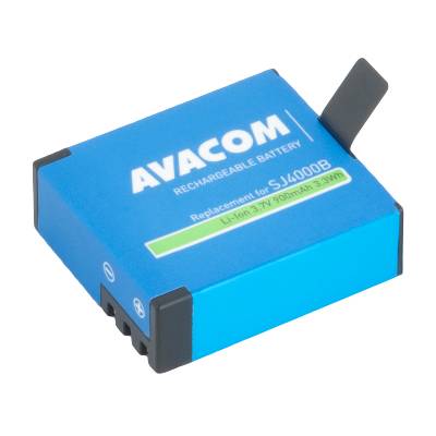 AVACOM VIAM-4000-B900 Li-Ion 3.7V 900mAh - neoriginální - Baterie Sjcam Li-Ion 3.7V 900mAh 3.3Wh pro Action Cam 4000, 5000, M10