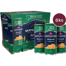 Sanpellegrino Clementina mandarinka v plechovce 6 x 330 ml