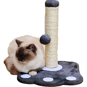  Котешко драскало, Лапичка сиво h38 cm (4146-G)