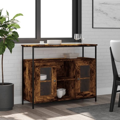 vidaXL 11461.835506 příborník kouřový dub 100 x 35 x 80 cm