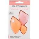 Real Techniques Ultimate sponge Trio Miracle Complexion hubka na tekutý make-up 1 ks + Mini Miracle Complexion hubka na tekutý make-up mini 1 ks + Miracle Powder hubka na púder 1 ks kozmetická sada