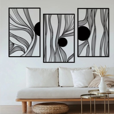 Decono Метална Декорация Mid-Century Set