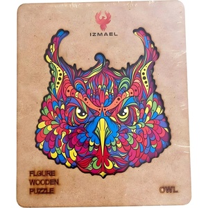 HARAHU Дървен пъзел - Owl / L KP22554