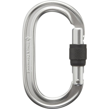 Black Diamond Карабинер с щифт Black diamond Oval Keylock Screwgate Carabiner Screwgate carabiner - Polished - размер One Size (321-0312-0211)