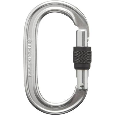 Black Diamond Карабинер с щифт Black diamond Oval Keylock Screwgate Carabiner Screwgate carabiner - Polished - размер One Size (321-0312-0211)