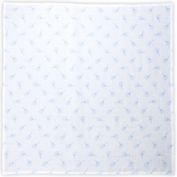 Image 1 of Lorelli Памучна пелена Lorelli - 80 х 80 cm, синя флорал (10340092306)