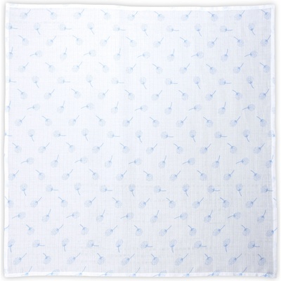 Lorelli Памучна пелена Lorelli - 80 х 80 cm, синя флорал (10340092306)