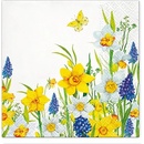 TaT servítky Spring Daffodills 33x33cm