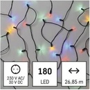 EMOS 180 LED reťaz 26,85 m tradičné vonkajšie aj vnútorné multicolor D4AM13