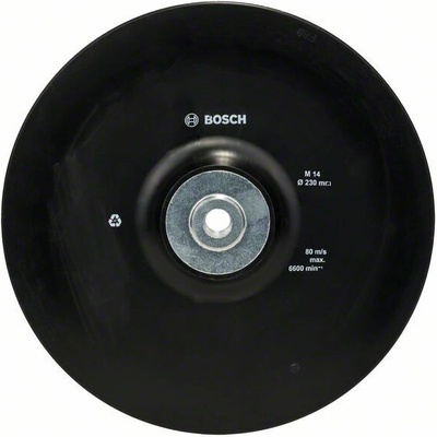 BOSCH Pryžový tanier 230 mm, 6 650 ot/min