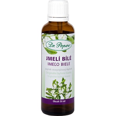 Dr.Popov Kapky bylinné Jmelí bílé 50 ml
