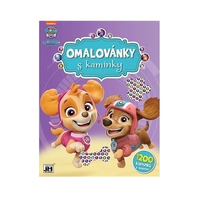 Omalovánky s kamínky Tlapková patrola