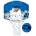 Wilson Баскетболен Кош Wilson Team Mini Hoop NBA Thunder Син
