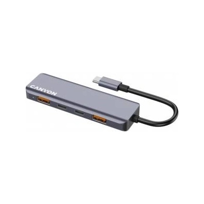 CANYON hub DS-18 5in1 USB-C Grey