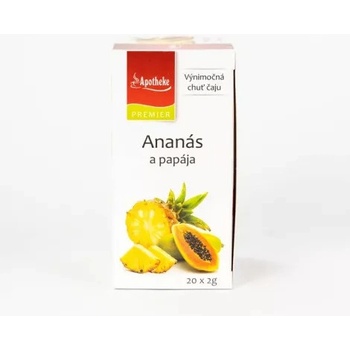 APOTHEKE Ananas a papája 20 x 2 g
