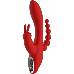 DreamToys Презаредим анално-вагинален рабит вибратор от силикон Hera