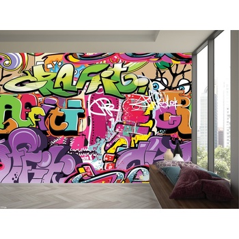 Coloriqa fototapeta Graffiti 3530 Materiál: Vliesová tapeta, Rozměr: 208 x 146 cm L