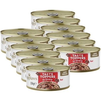 Applaws Dog Taste Toppers in Gravy kuracie prsia s hovädzím 12 x 156 g