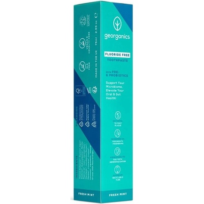 Georganics Zubní pasta s prebiotiky a probiotiky 75 ml
