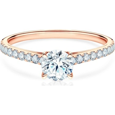 Savicki Zásnubný prsteň Share Your Love ružové zlato laboratórne diamanty SYL P3 LAB R