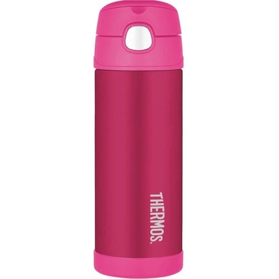 Thermos termoska s brčkem 470 ml růžová tmavá
