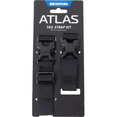 Oxford Zavazadlové popruhy Atlas advanced tail straps kit černá – Zboží Dáma