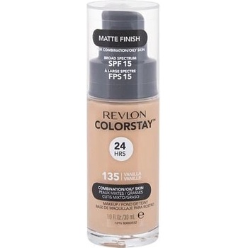 Revlon Colorstay Combination Oily Skin make-up pro smíšenou až mastnou pleť SPF15 135 Vanilla 30 ml