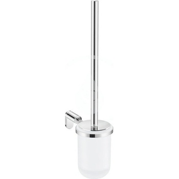 Jika BASIC WC souprava - kartáč a skleněná miska, chrom H3843A10040001