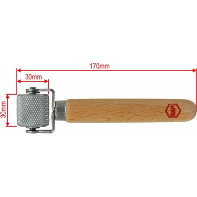 Přítlačný kovový váleček 30mm
