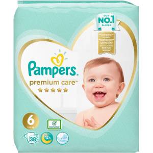 Pampers 6 Premium Care 38 броя - bubu