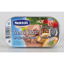 Nekton tresčí játra ve vlastním oleji, 115g