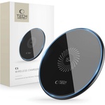 Tech-Protect Безжично зарядно устройство 15W Tech-Protect QI15W-C1 - Черно (9589046926310)