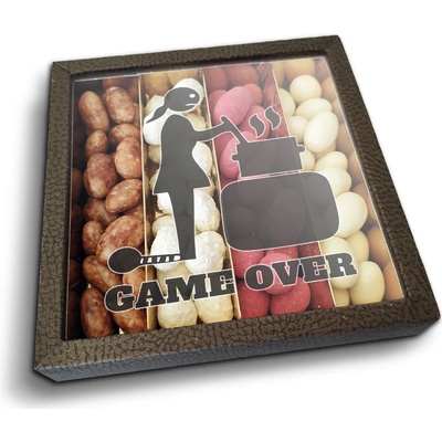 Sablio Mandle v čokoláde Game over 2 4 x 80 g