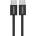 Hama Кабел за зареждане "Fabric", USB-C - USB-C, 1 m, Nylon, черен (HAMA-195002)