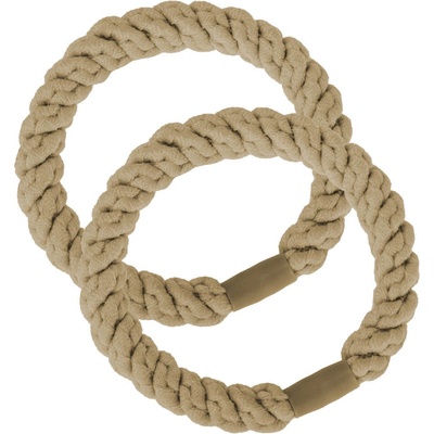 Biju Vlasové gumičky 2ks světle hnědá 8000962-2