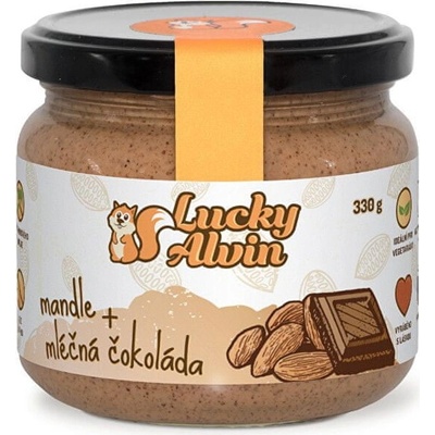 Lucky Alvin Mandle + mliečna čokoláda 330 g